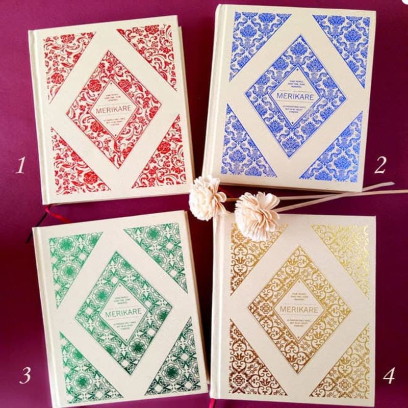 

Buku Tulis Catatan / Notebook HARD COVER Hotprint - MERIKARE (GOLD)