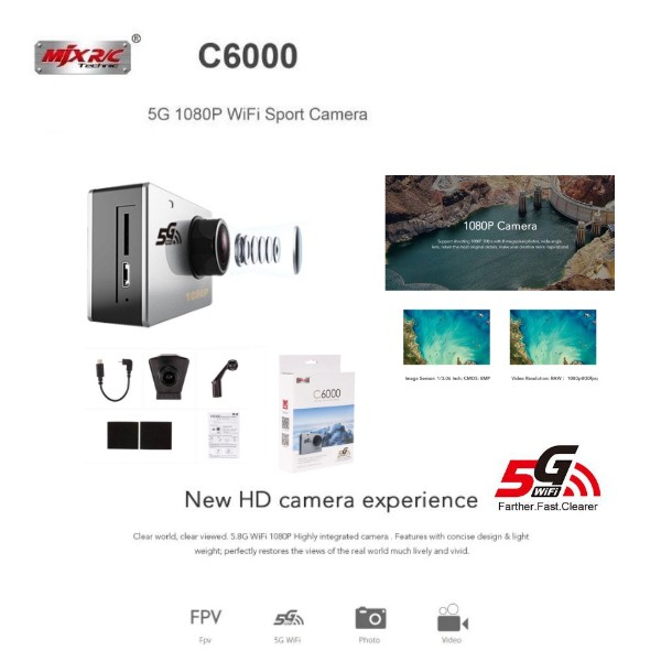 Camera Mjx Bugs 3 Pro B3H B10 Mjx C6000 5G 1080P Wifi FPV Real Time