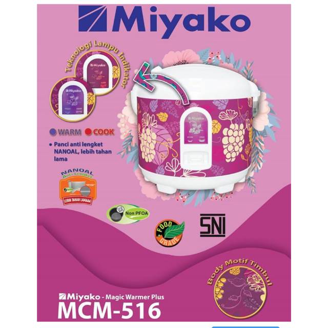 Rice cooker Miyako MCM 516