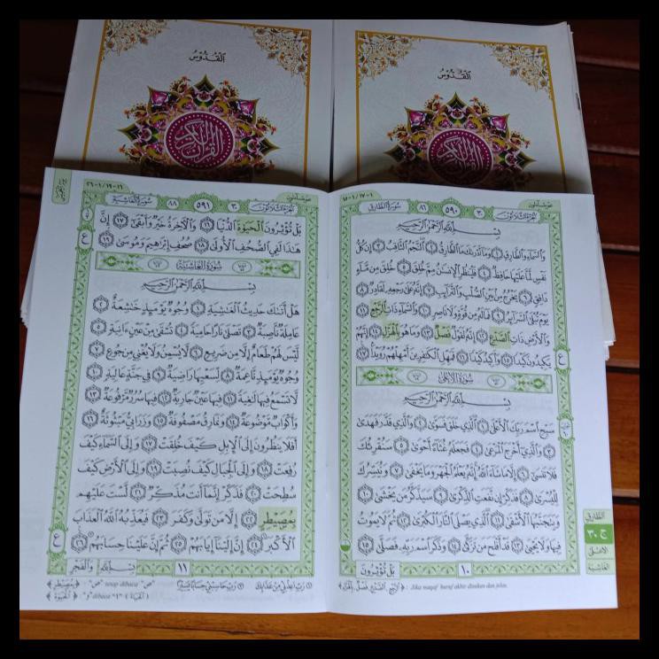 Buku Religi/Buku Spiritual Quran Kudus Perjuz Alquran Perjuz Al Quddus Perjuz Qur'An Per Juz