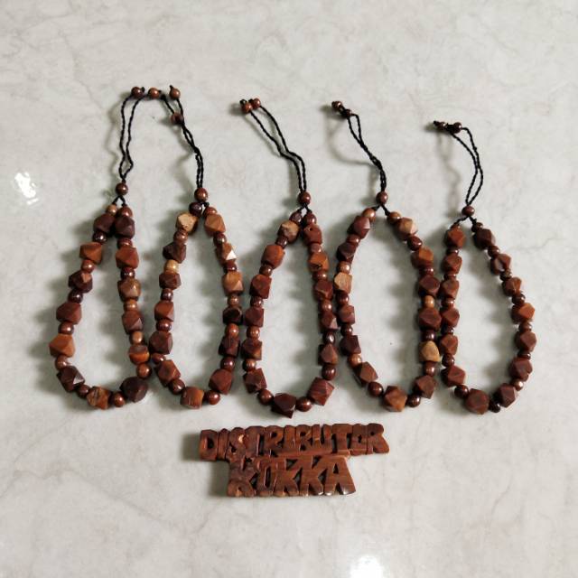 ( SUPER MURAH ) Grosir 5 pcs gelang kokka kaukah fukakah koka kotak cutting  coklat