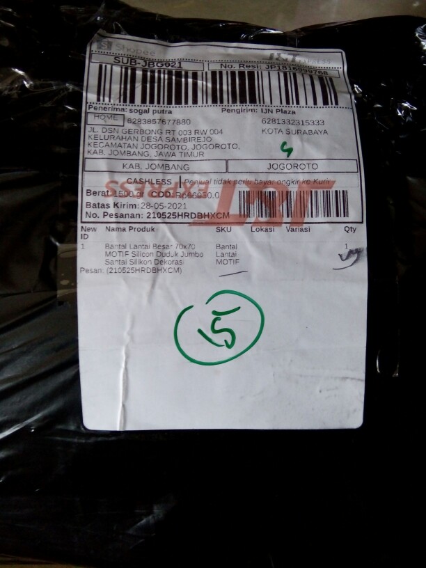 Bantal Lantai Besar 70x70 Motif Silicon Duduk Jumbo Santai Silikon Dekorasi