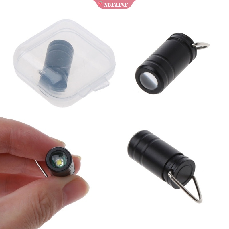 Gantungan Kunci Senter Mini Portable Super Kecil Terkecil Tahan Air Untuk Outdoor