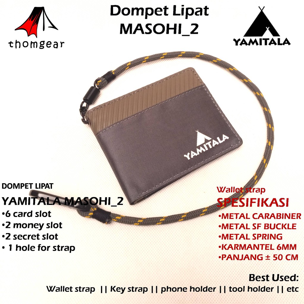 Thomgear Yamitala Dompet Lipat Masohi 2 Original