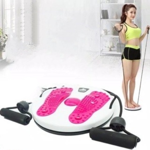 PRODUK TERBARU Magnetic Jogging Body Plate Waist Twisting Pelangsing Tubuh dan perut Body Plate dengan tali