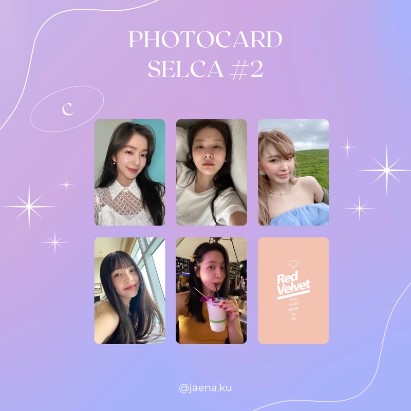 [RED VELVET] PHOTOCARD SELCA #2 RED VELVET ‼️BACA DESKRIPSI‼️