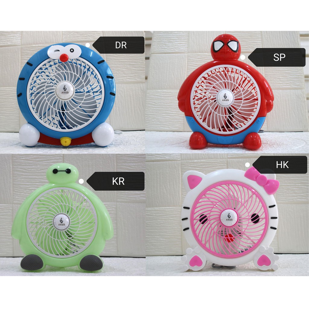 Kipas Angin✅meja Karakter 8inch/10inch/Kipas angin karakter meja listrik