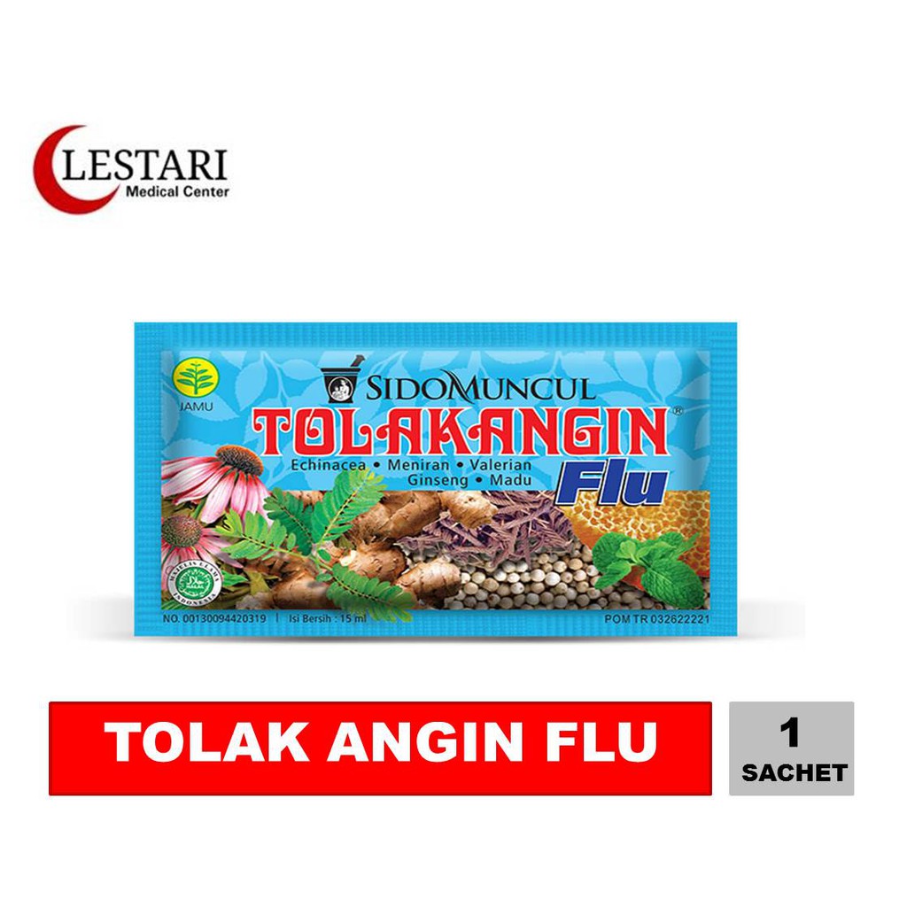 

Tolak Angin Flu Cair Per Sachet Sirup Herbal flu Pilek