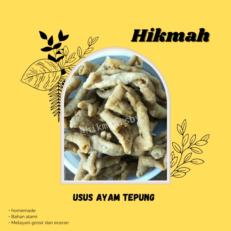 

Usus ayam tepung