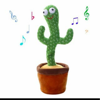 MAINAN ANAK BONEKA KAKTUS BICARA - DANCING CACTUS TOY KAKTUS GOYANG JOGET