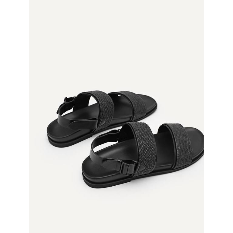 SANDAL SLIDE PEDRO PRIA ORIGINAL SLINGBACK CASUAL HITAM PM139