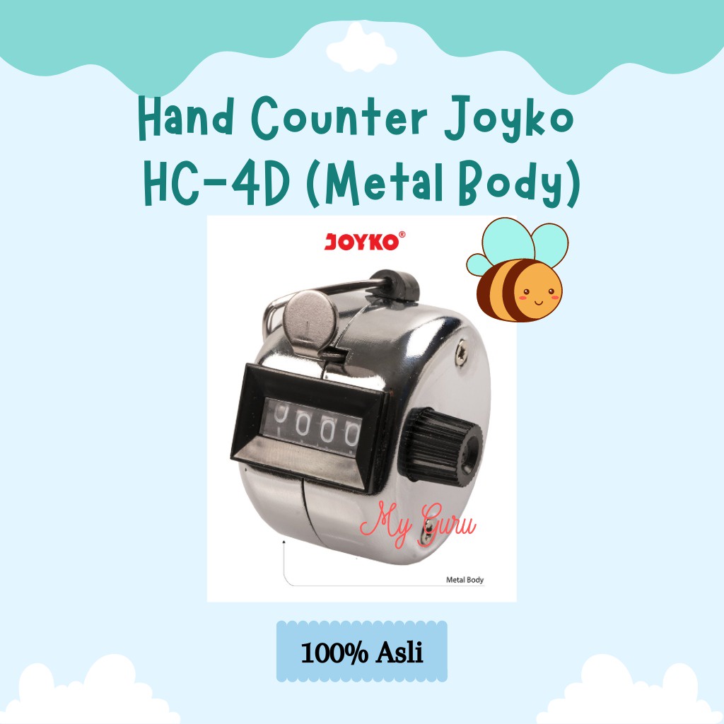[PCS] TASBIH MANUAL JOYKO HC-4D / HAND COUNTER JOYKO HC-4D ALAT HITUNG / TALLY COUNTER (METAL BODY)