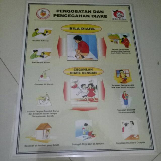 

Poster Pengobatan dan Pecegahan Diare Dan Banyak Yang Lain' Bunda Coba Cek