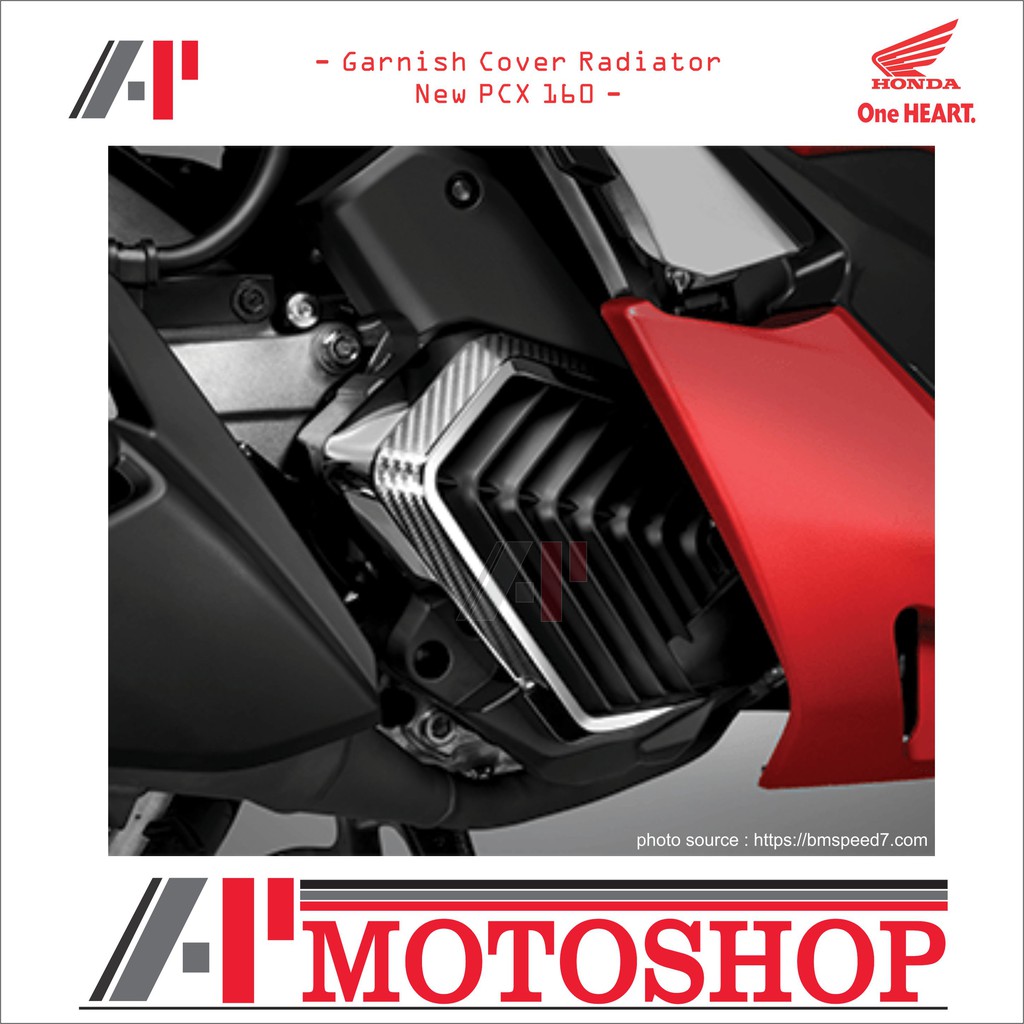 Aksesoris New PCX 160 - Garnish Cover Radiator