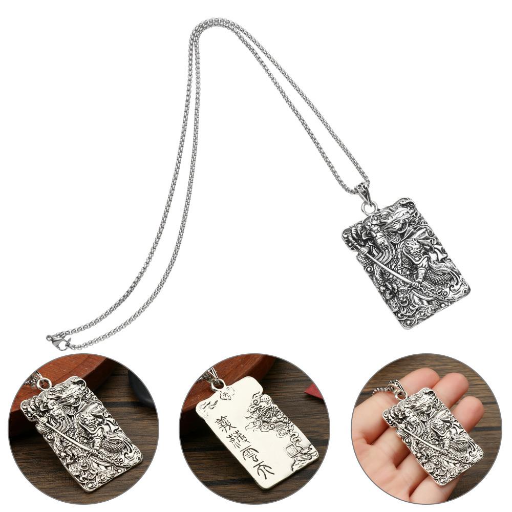 Top Kalung Liontin Pria Keren Logam Yibo Yuntian