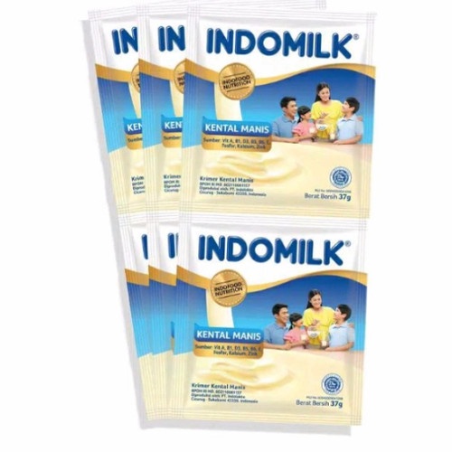 

Indomilk sachet putih 37g isi 6