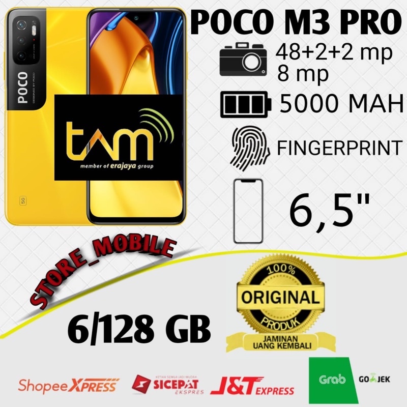 Jual Poco M3 Pro 5g 6128 Ram 6gb Rom 128gb Garansi Resmi Indonesiashopee Indonesia 8441