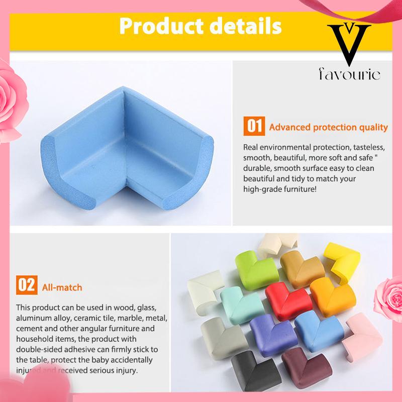 [COD]Meja Silicone Corner Protector Sticker Corner Guard Baby Safe Silicone Cushion Protector Table-FA