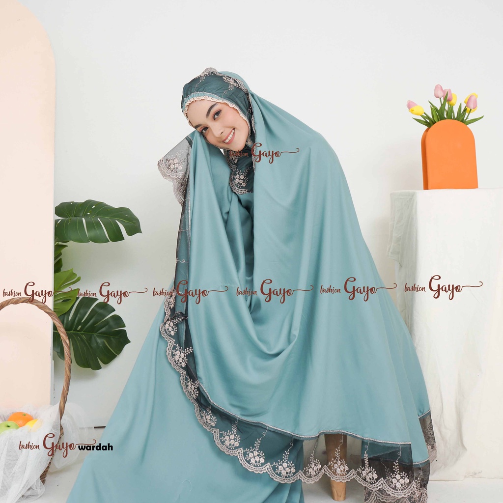 Mukena katun rayon polos Nahlaseries