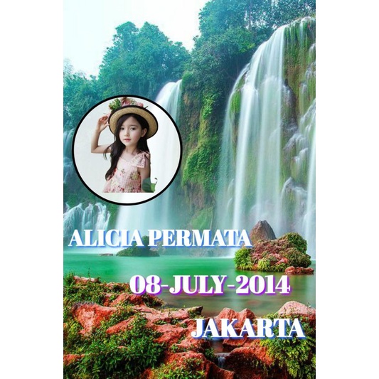 

Sticker photo sekalian nama,photo, dan tanggal lahir anda 0004
