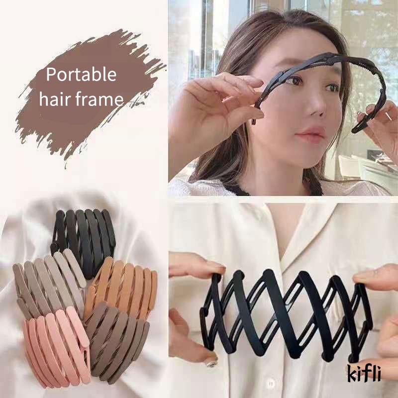 Korea Fashion Akrilik Baru,Wanita Lipat Non-slip Ikat Kepala,Aksesoris Rambut