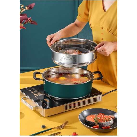 PANCI STEAMER PENGUKUS DENGAN PARUTAN COOKING HOT POT