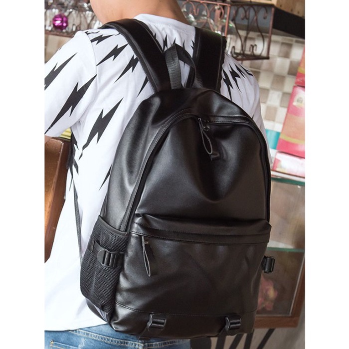 Tas Ransel Pria Ransel Kulit Backpack Tas Sekolah Tas Kuliah Tas Punggung IMPORT Tas Ransel Laptop