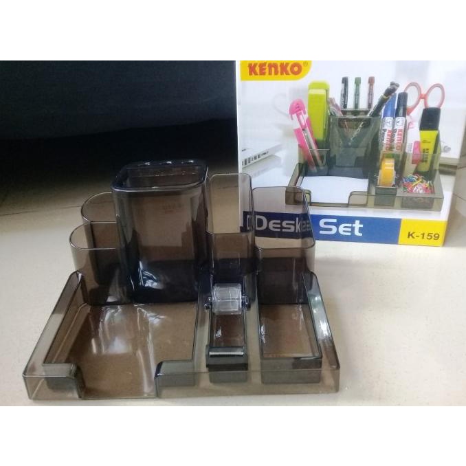 

[COD] Tempat Alat Tulis Meja / Desk Set Stationary New K-159 Kenko SALE Kode 94