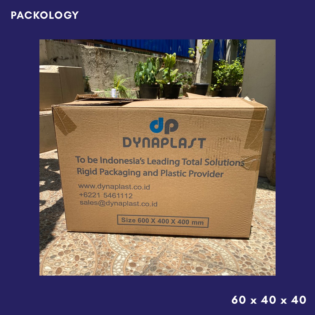 

Kardus Bekas Dynaplast / Ukuran Besar PxLxT = 60x40x40 cm / Packology