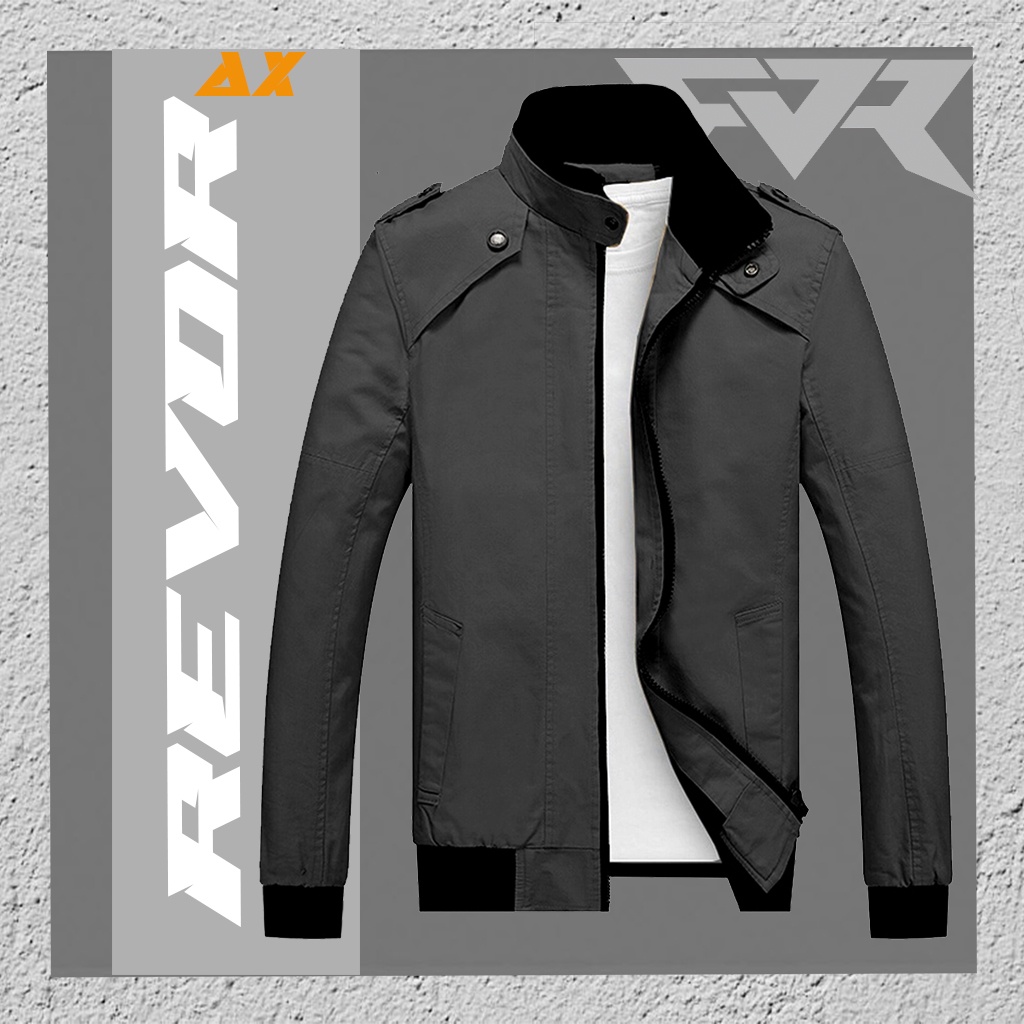 Revor AX Jaket Motor Kanvas Premium