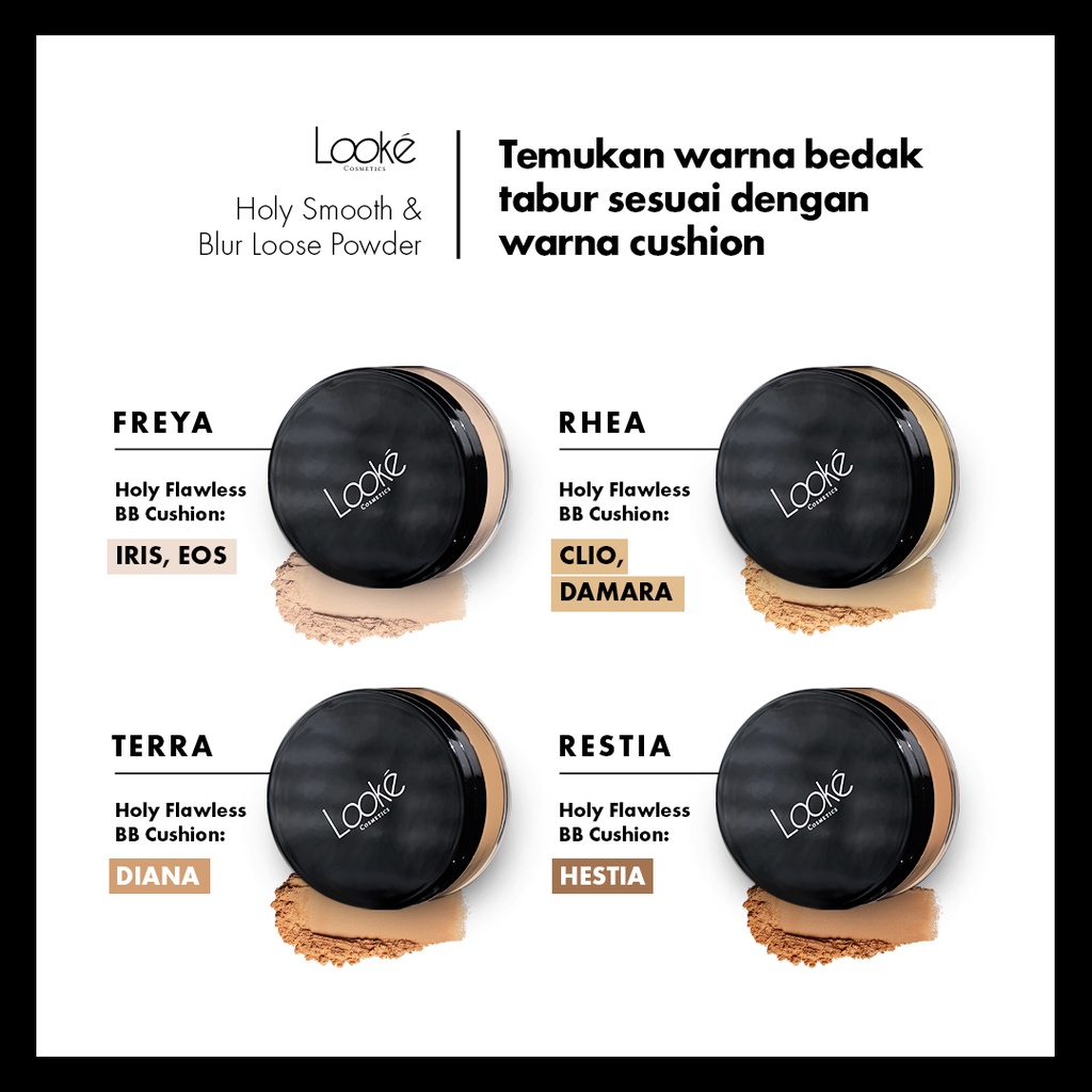 MSBB - Looke Holy Smooth and Blur Loose Powder Terra Mini Size WAREHOUSE SALE