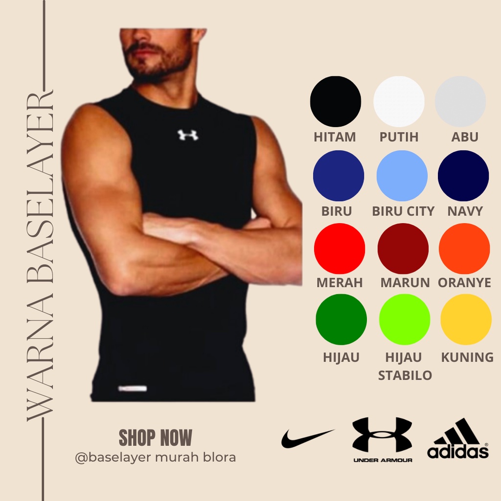 SINGLET LEKBONG BASELAYER UKURAN XXL MURAH