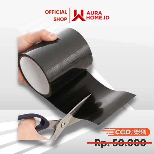 Lakban Anti Bocor Waterproof Leak Stop Tape 10x152cm / Lakban Perekat Isolasi Solasi Lem  Ajaib Khus