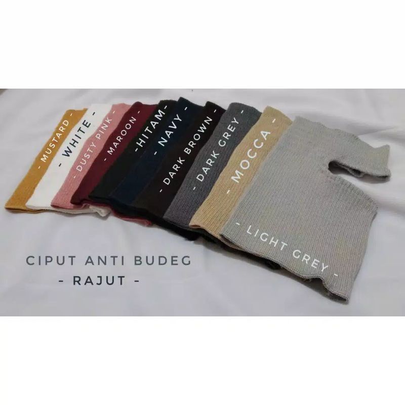Ciput Rajut ANBUD Anti Budeg  / Ciput Inner Bandana Rajut ANBUD