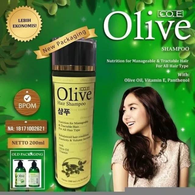 OLIVE HAIR SHAMPOO KOREA BPOM WITH OLIVE OIL &amp; VITAMIN ORIGINAL