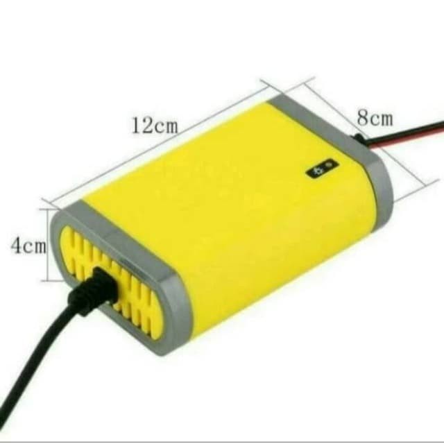 Pengisi Daya Batrai AKI Portable 12v2A Merk Sunpro Kualitas Terbaik