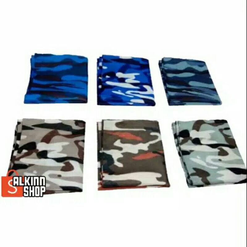 masker motor bap motif blood army seamles tanpa jahitan tengah
