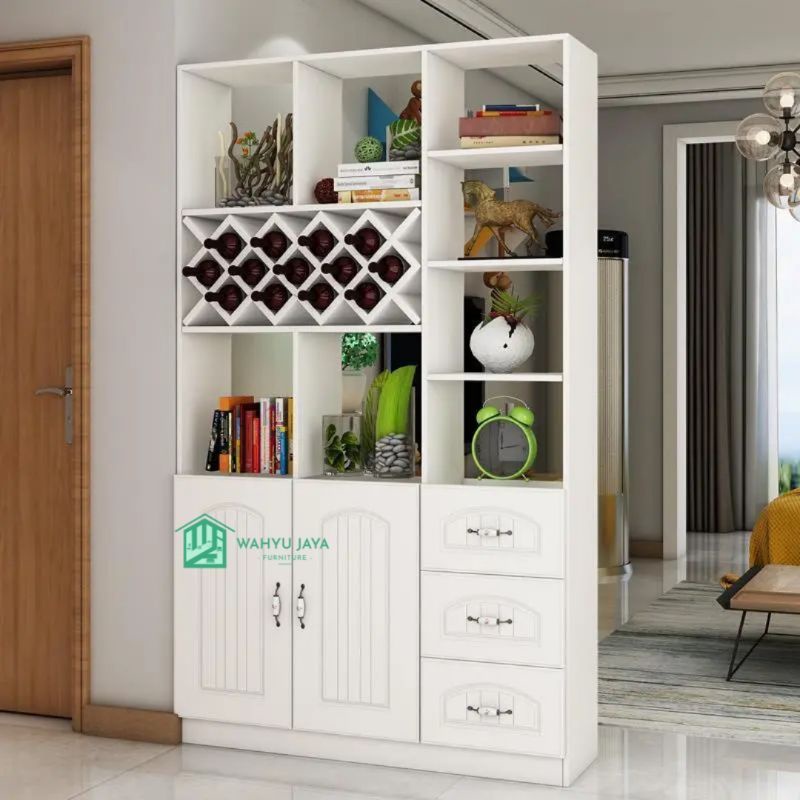 Lemari Sekat Ruang Tamu Minimalis Modern