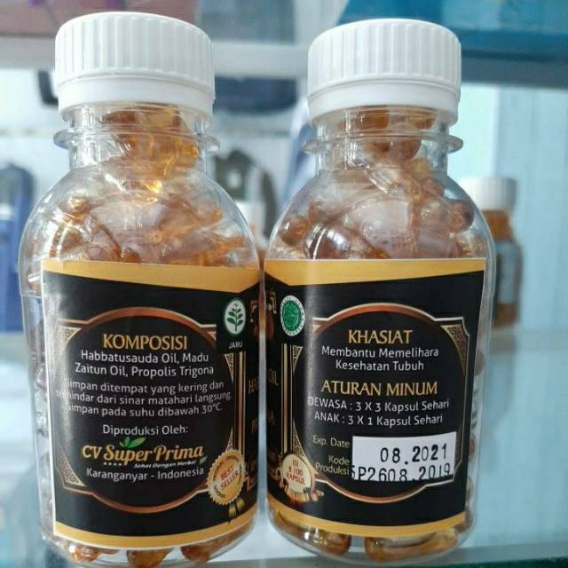 Habbatusauda  extra propolis trigona