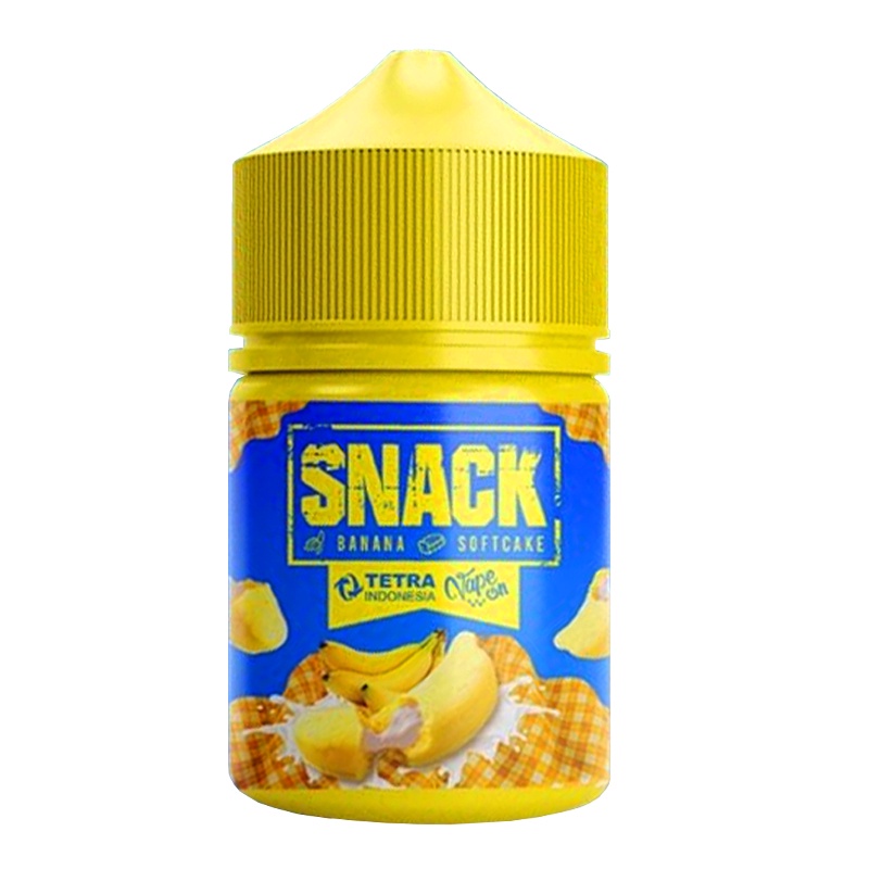SNACK V2 Banana Softcake E-Liquid 60ML 3MG [ vape / rokok elektrik]