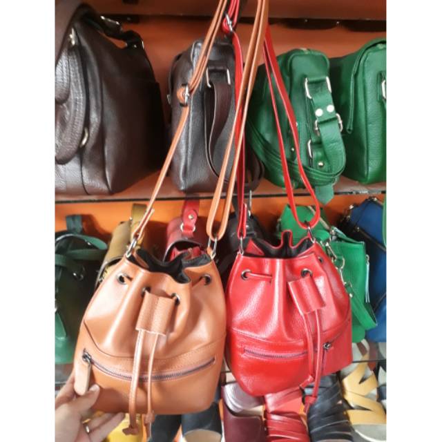 Tas serut kulit asli