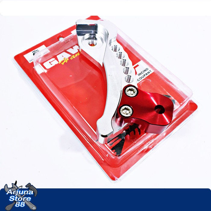 Pemundur Peninggi Sambungan Shock Yamaha Matic Chrome Merah Matic