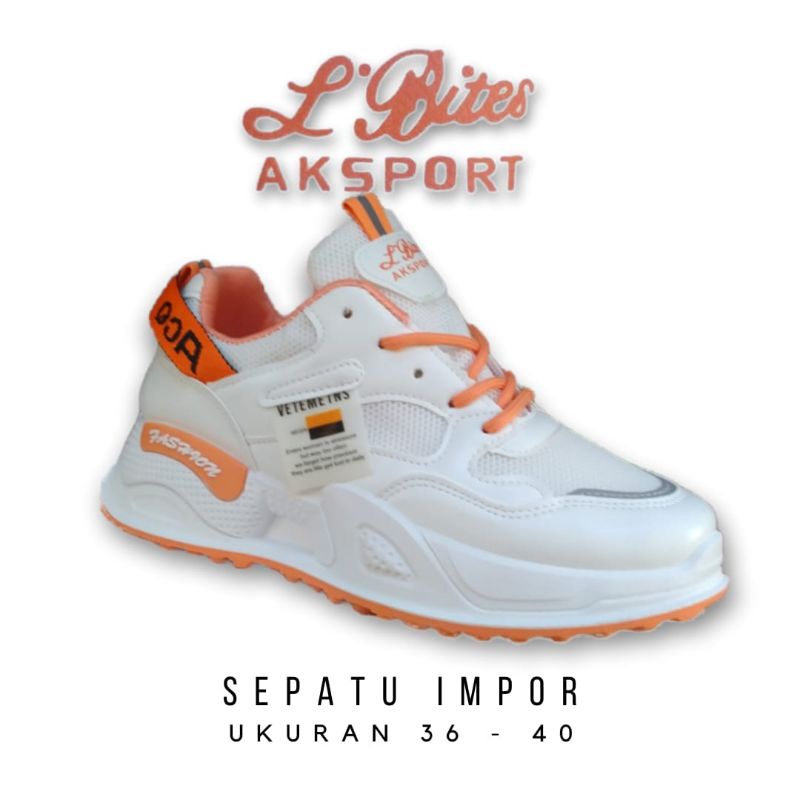 Sepatu impor/sepatu fashion/ sepatu wanita L Bites Aksport