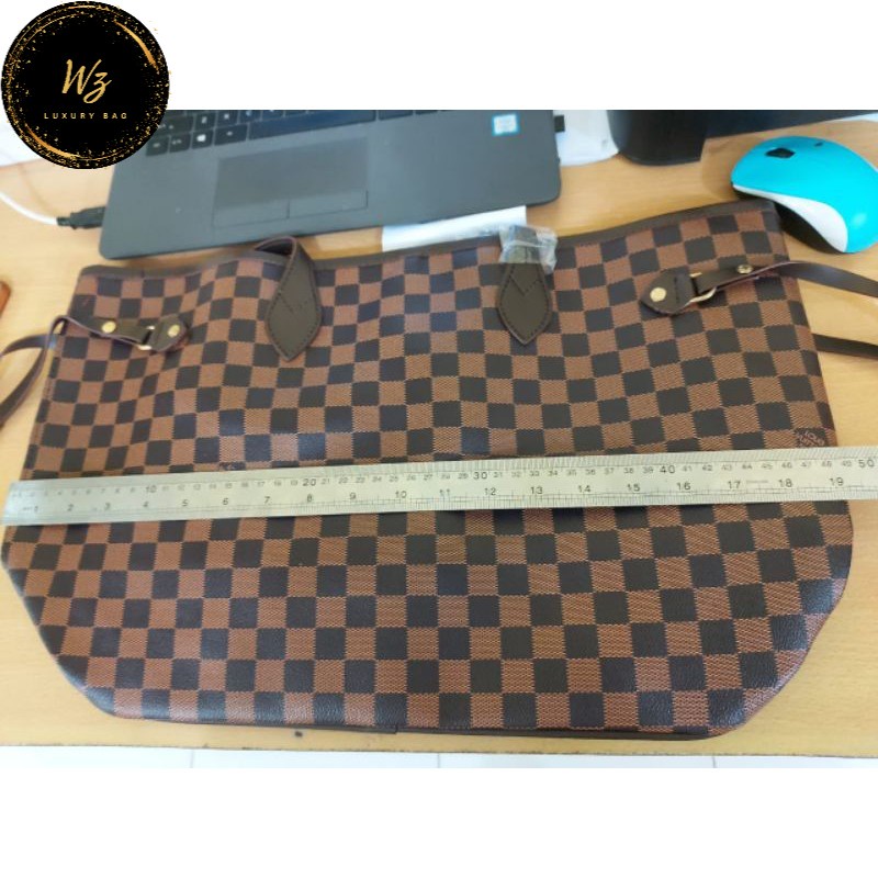 FREE BOX SIZE XXL DAN SMALL SET POUCH  / LV TOTE BRANDED BAG PREMIUM HANDBA | TAS IMPORT LV NEVERFUL