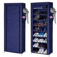 TBI RAK SEPATU 9 SUSUN ANTI KARAT + COVER, AMAZING SHOE RACK PORTABLE