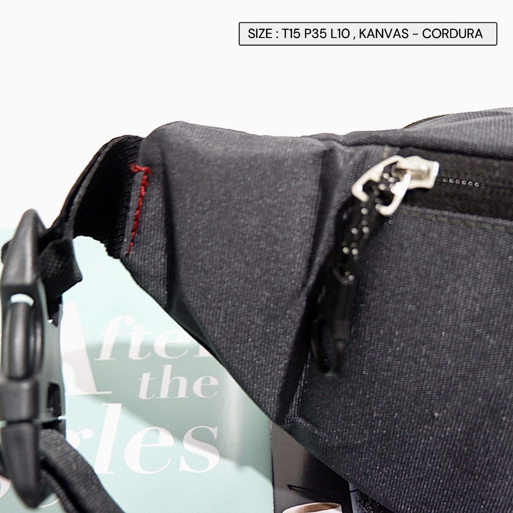 Waistbag Cowok bisa COD tas pria pinggang bisa dada elegan simpel buat hangout premium dari semarang