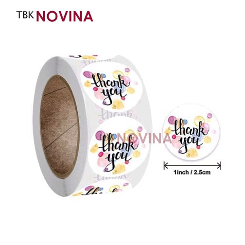 

[KODE 46] Stiker Thank You / Label Segel Thank You (10 pcs)