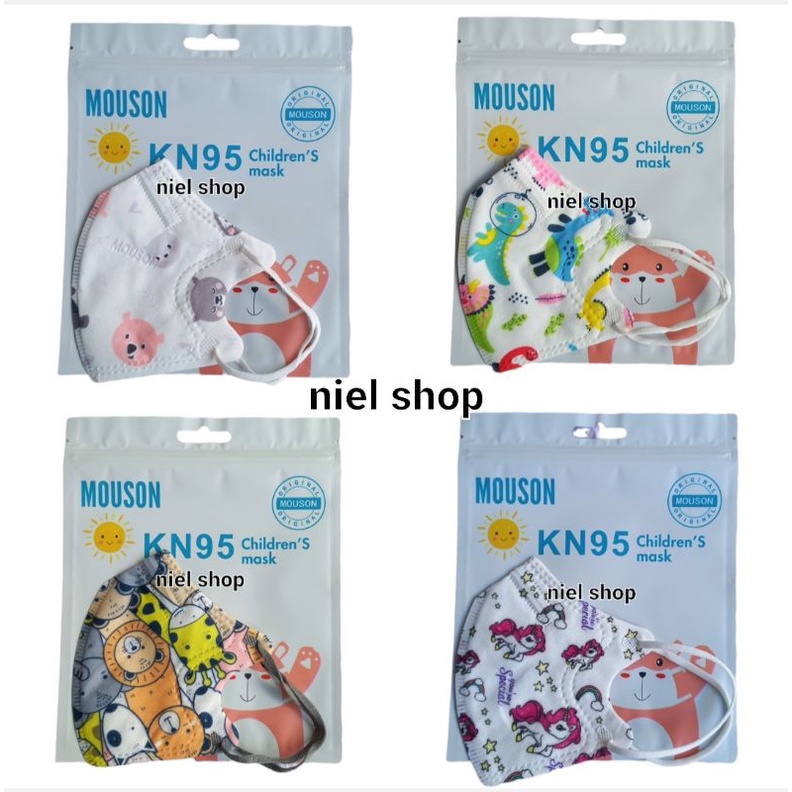 Masker KN95 Anak Mouson isi 10pcs