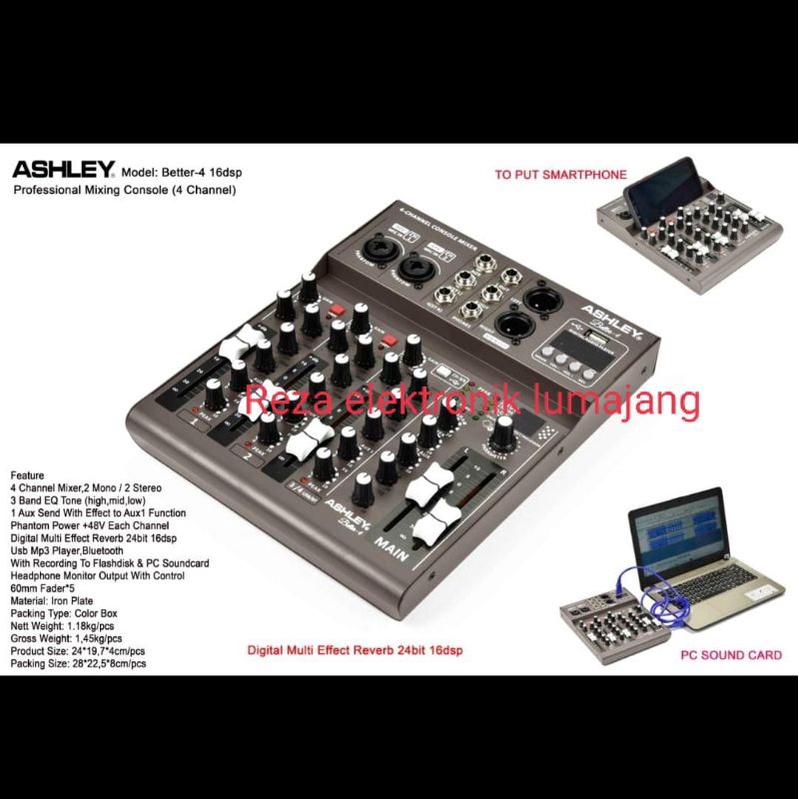 Mixer Ashley better-4 16dsp