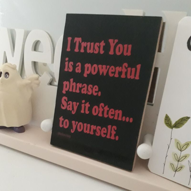 Pajangan Dapur | Hiasan Dinding | Quotes Kecil Bahan Kayu